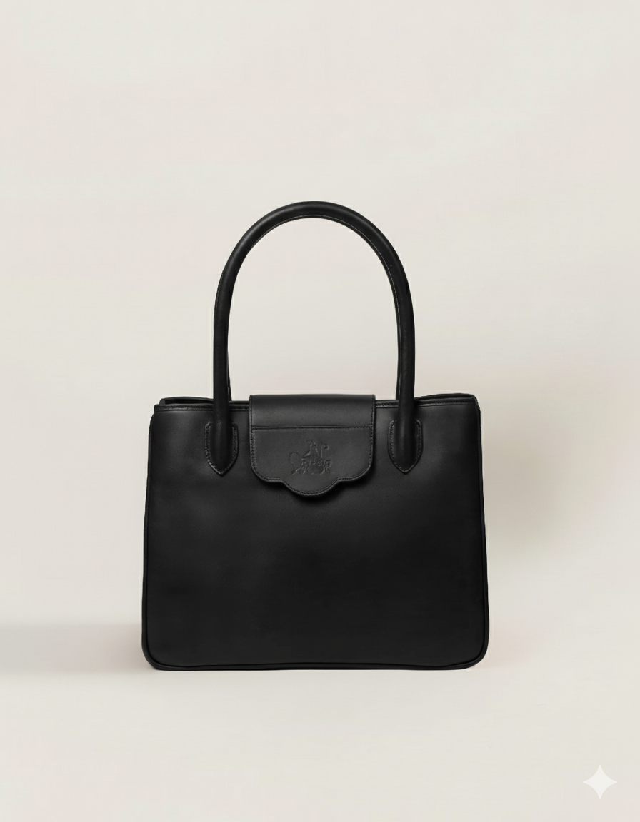 ''...EN SUISSE'' IN CHARCOAL BROWN