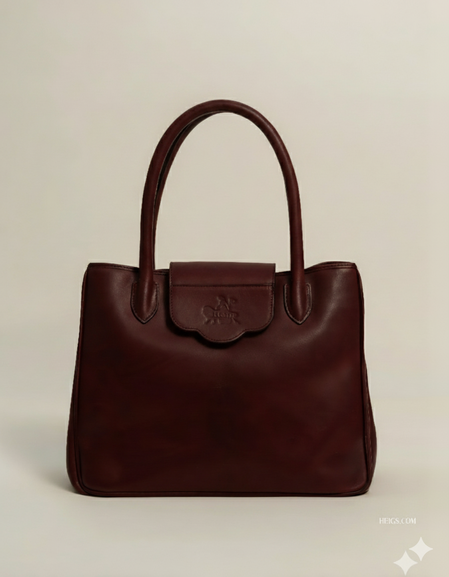 ''...EN SUISSE'' IN BURGUNDY RED