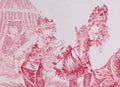 FUTTER AUS TOILE DE JOUY IN FRAMBOISE