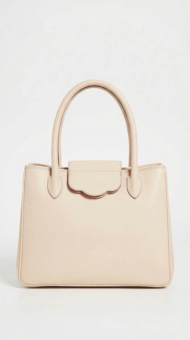 HEIGS En Suisse in Beurre — handmade full-grain leather handbag in Beurre, designed in Switzerland