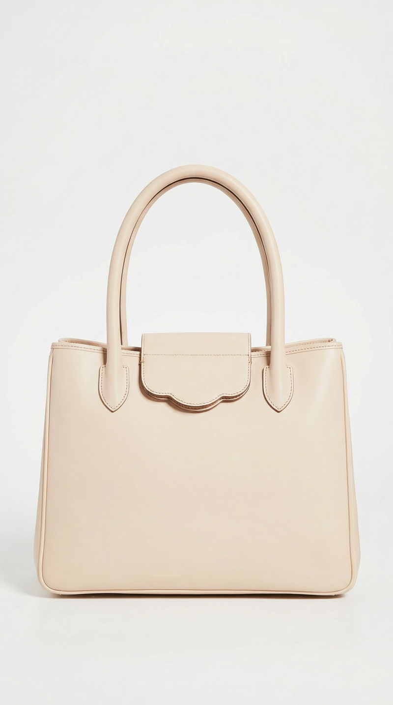 HEIGS En Suisse in Beurre — handmade full-grain leather handbag in Beurre, designed in Switzerland