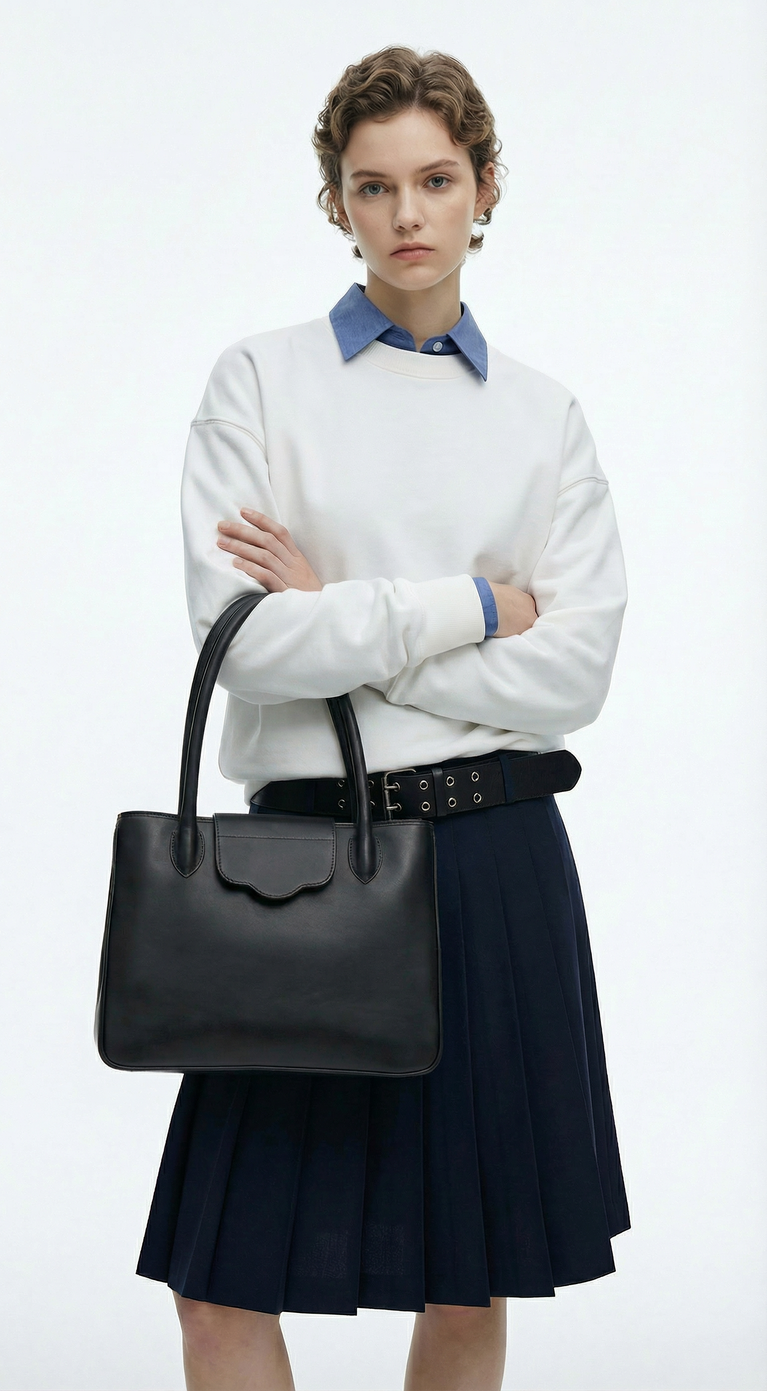 ''...EN SUISSE'' IN CHARCOAL BROWN