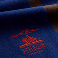 The University Scarf
Royal Blue / Brown