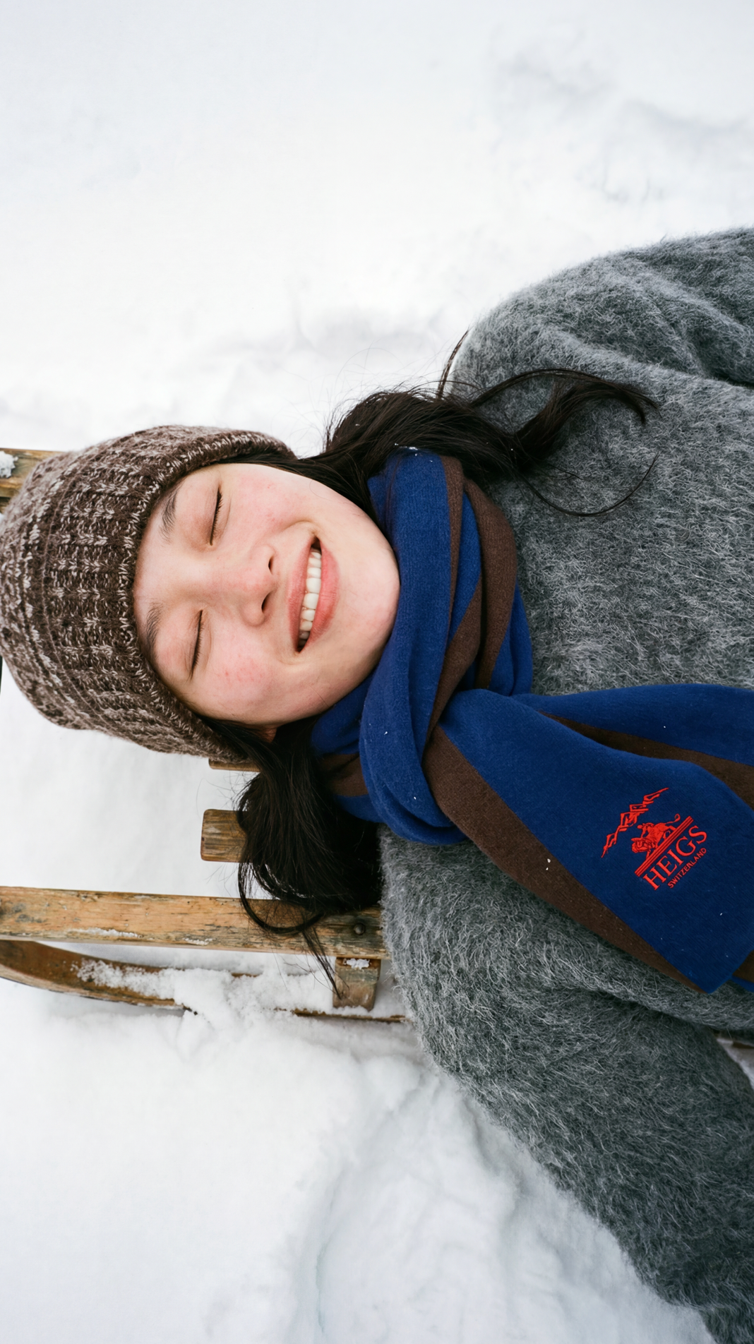 Heigs University Écharpe Rayée en Laine