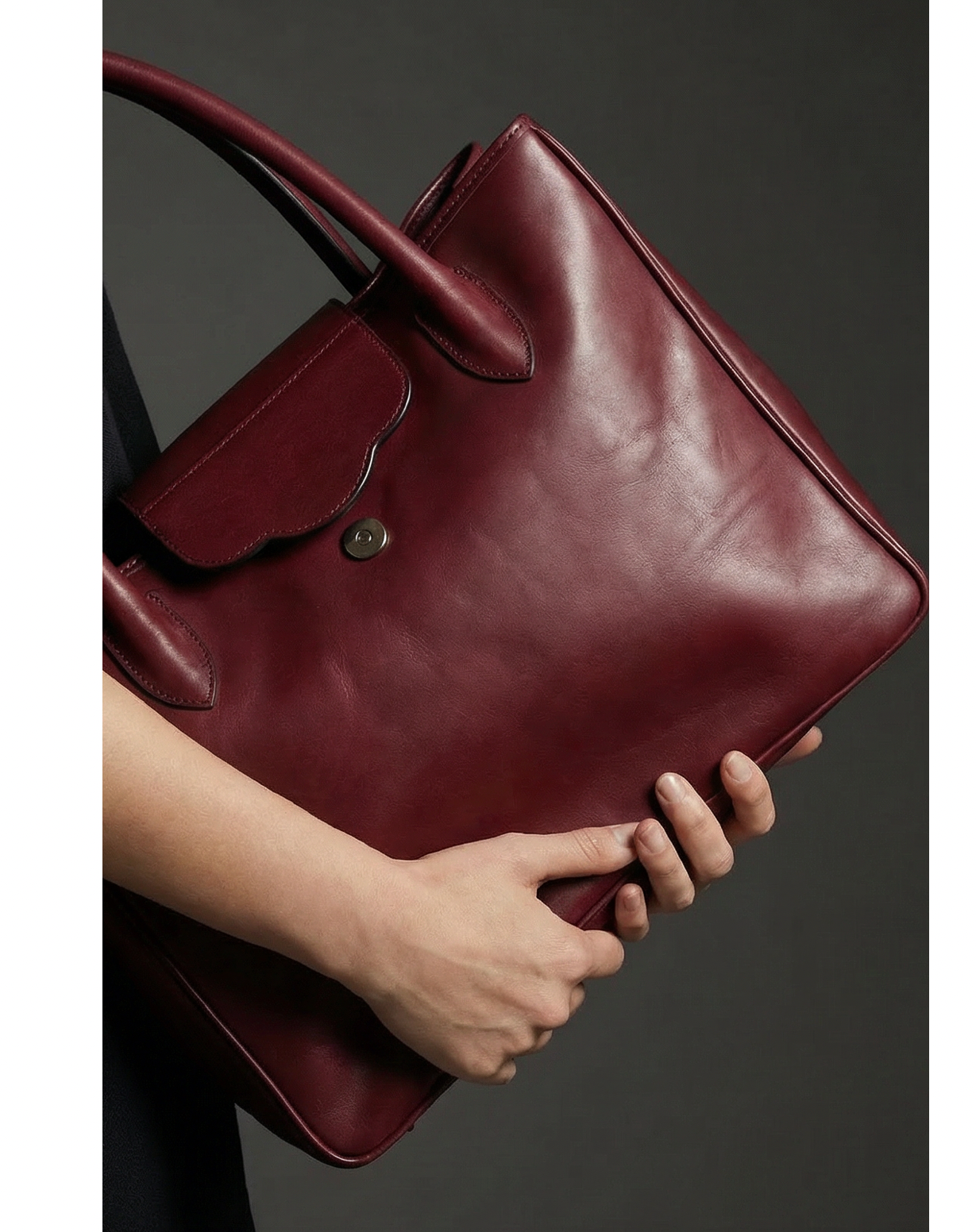 ''...En Suisse'' in Burgundy Red