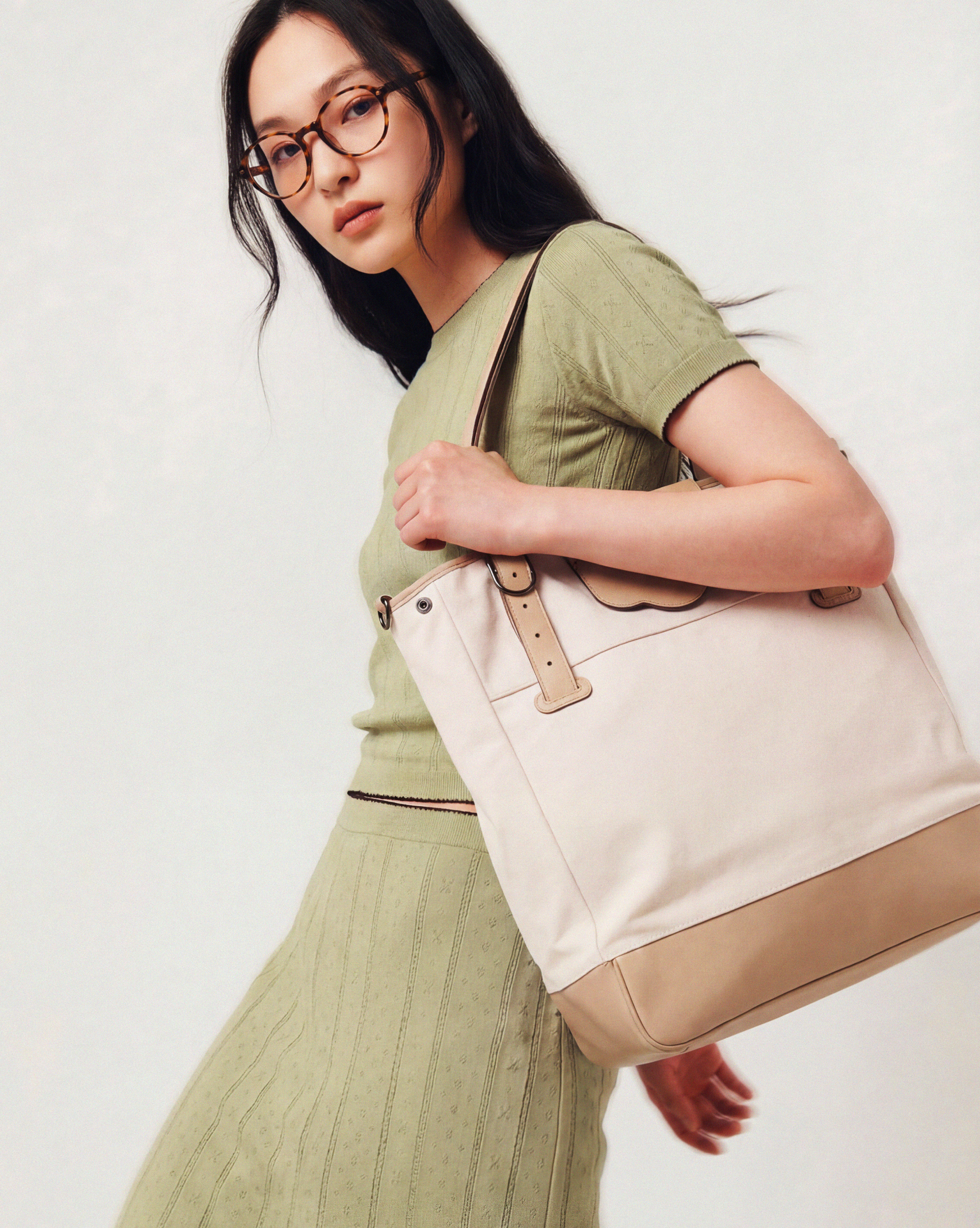 ''...à Zurich'' Tote Bag in Beurre