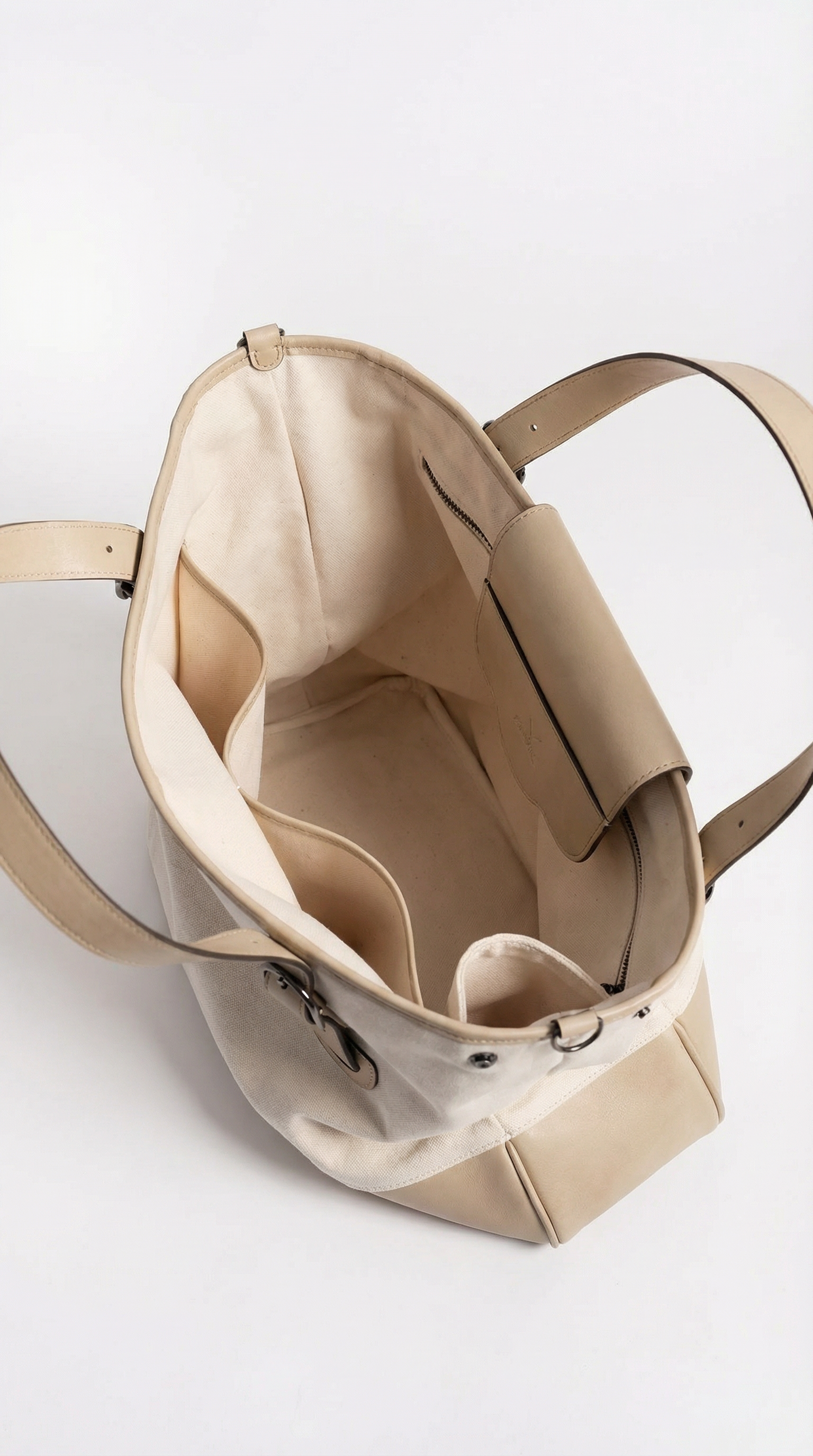 ''...à Zurich'' Tote Bag in Beurre