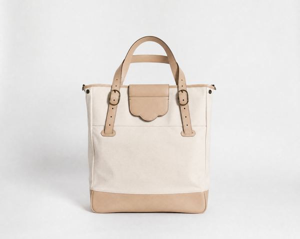 ''...à Zurich'' Tote Bag in Beurre