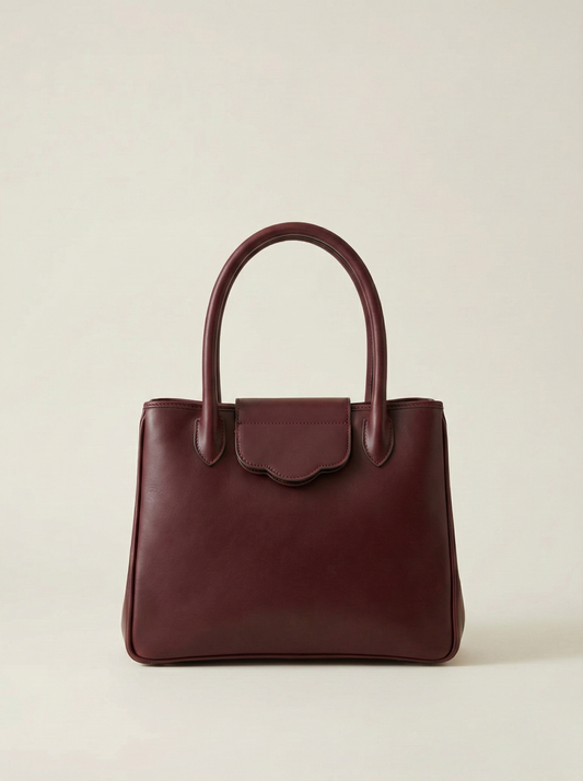 ''...EN SUISSE'' IN BURGUNDY RED