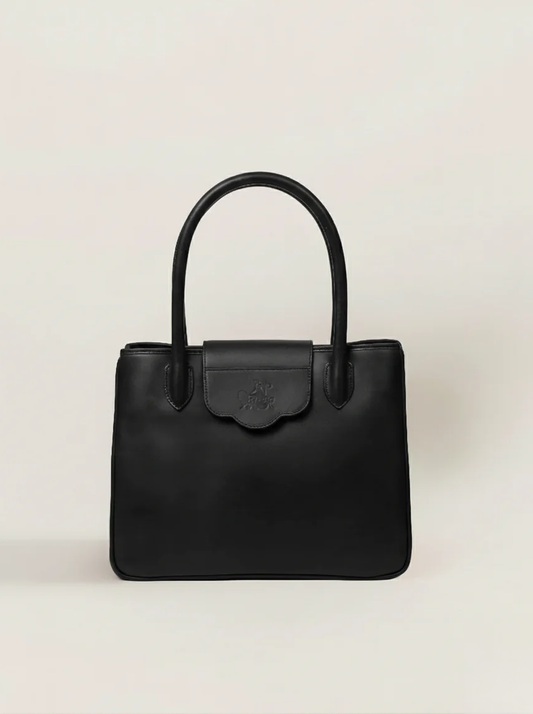 ''...EN SUISSE'' IN CHARCOAL BROWN