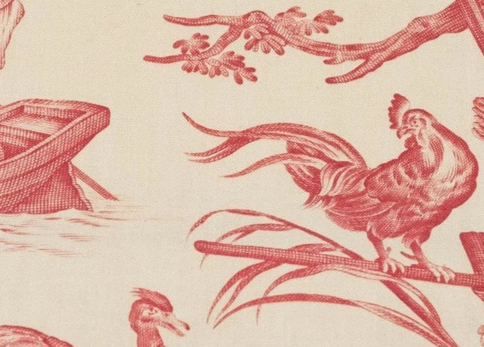 Toile de Jouy Rouge