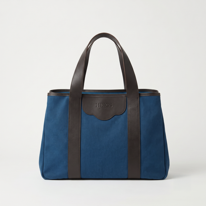 ''...à New York'' Tote Bag in Indigo