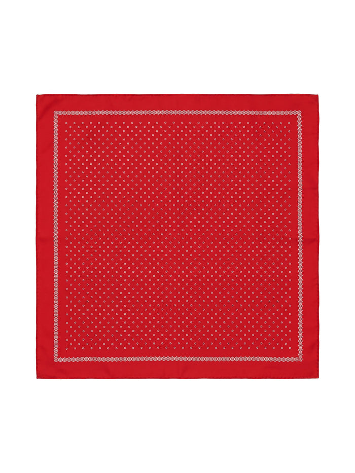 HEIGS x Glarner Tüechli Foulard en Rouge